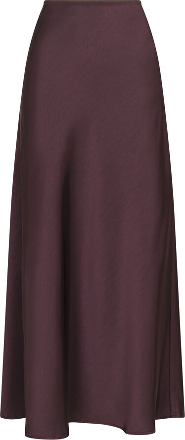 Neo Noir Vicky Heavy Sateen Skirt Burgundy