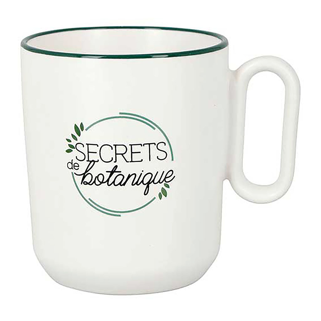 Mug BOTANIQUE céramique blanc 31cl