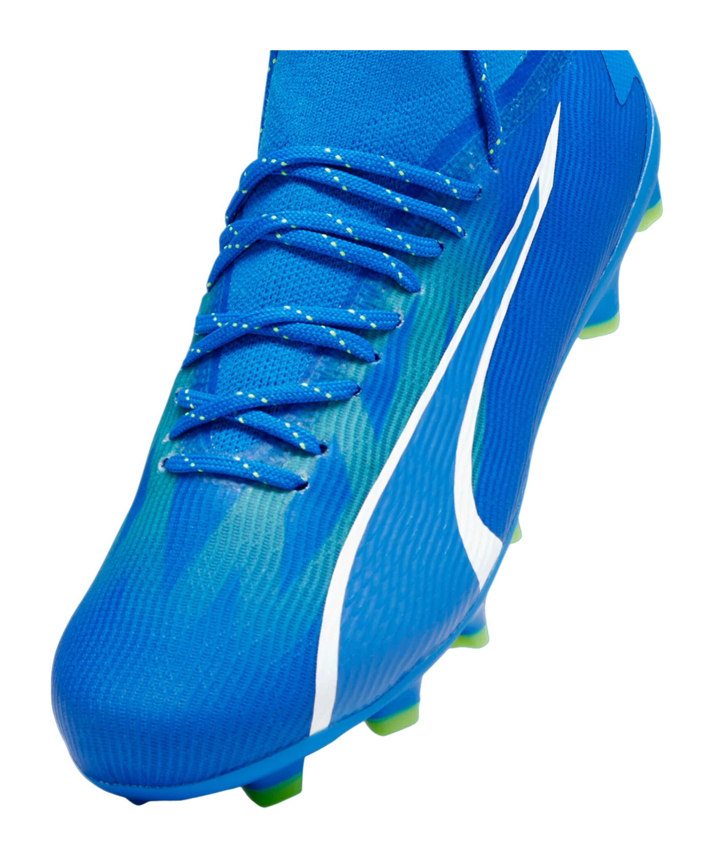 PUMA ULTRA Pro FG/AG Jr Gear Up Kids Blau Weiss F03