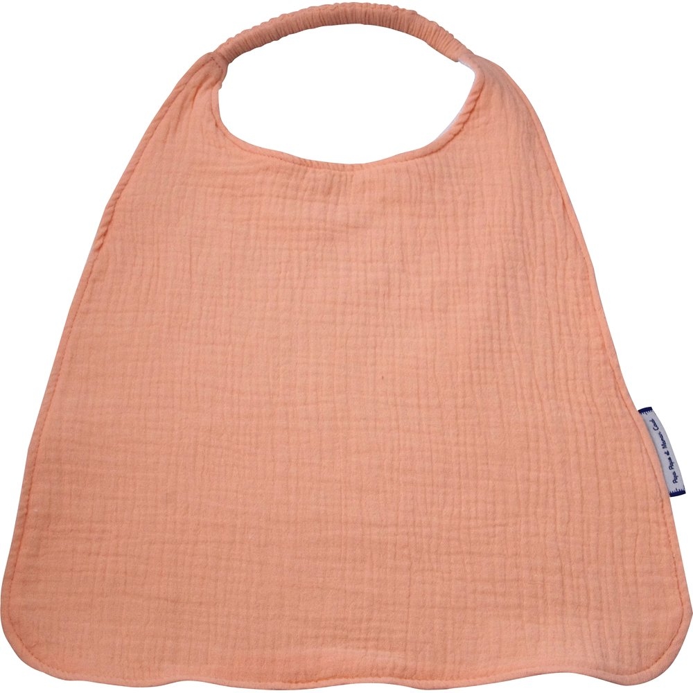 Serviette Enfant Élastique Gaze Rose
