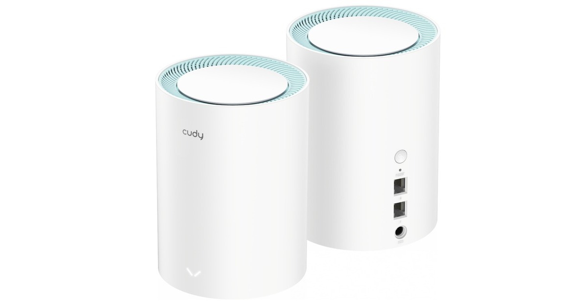 CudyAC1200 Gigabit Mesh Wi-Fi System (3-Pack) mesh router  (Wit)