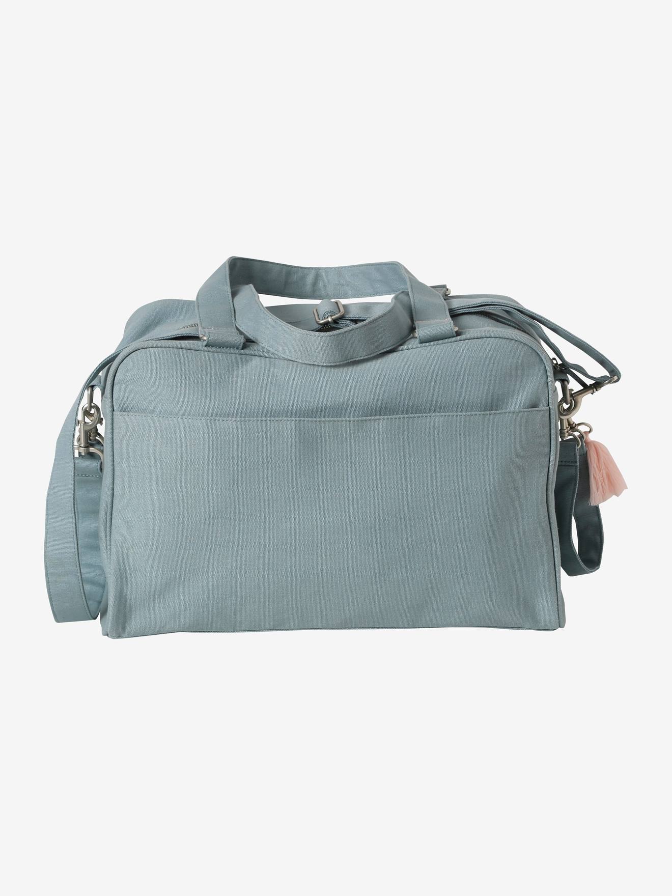 Bolsa de maternidade familiar com vários bolsos, bege areia