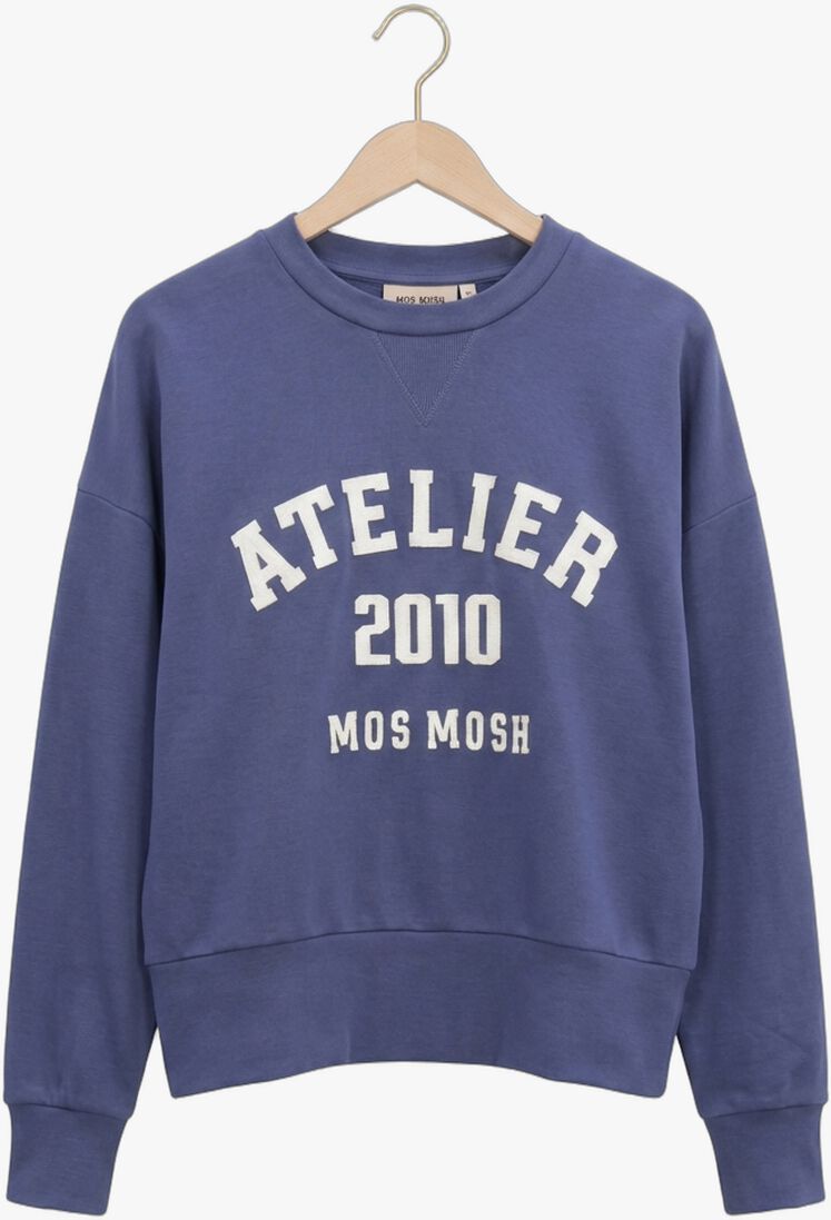 blauwe mos mosh sweater mmnima o-ls  sweatshirt