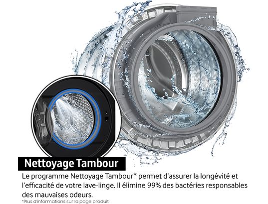 SAMSUNG - Lave linge Frontal WW80CGC04DAB