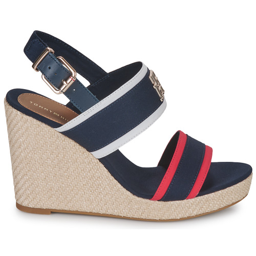 Tommy Hilfiger - RWB FEMININE WEDGE Marino / Blanco / Rojo