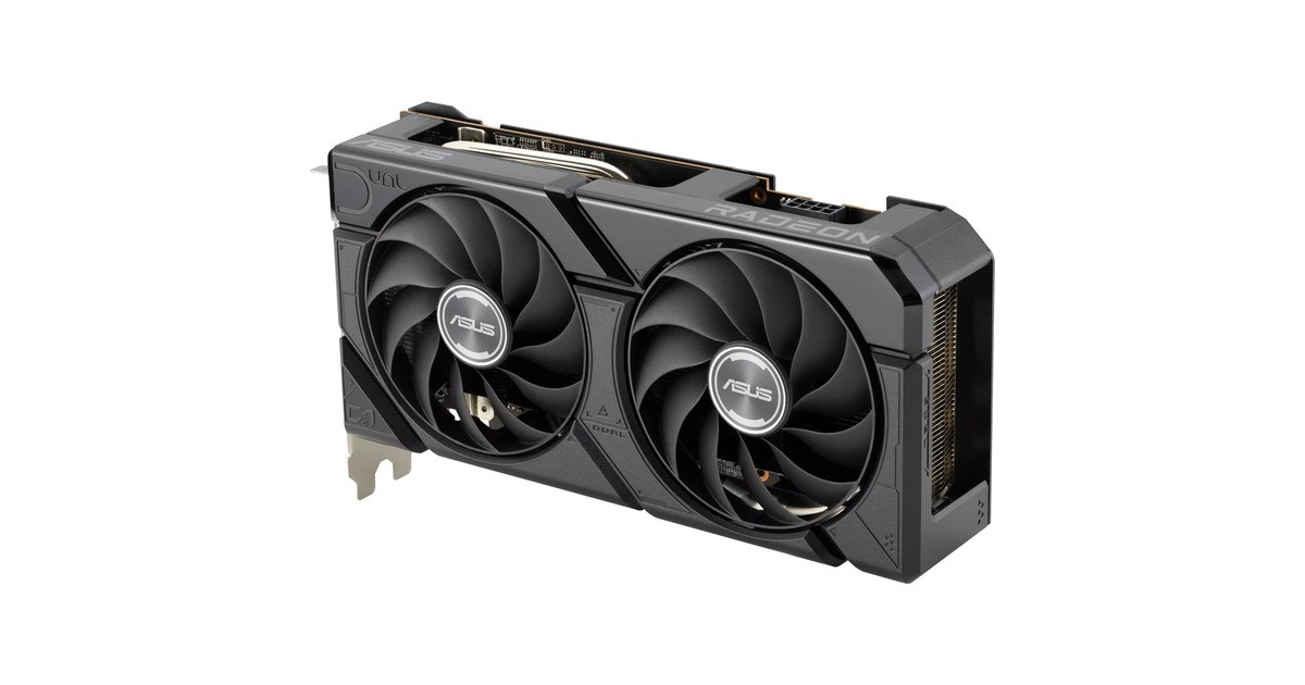 ASUSDUAL Radeon RX 7600 EVO OC grafische kaart  (Zwart, 1x HDMI, 3x DisplayPort)