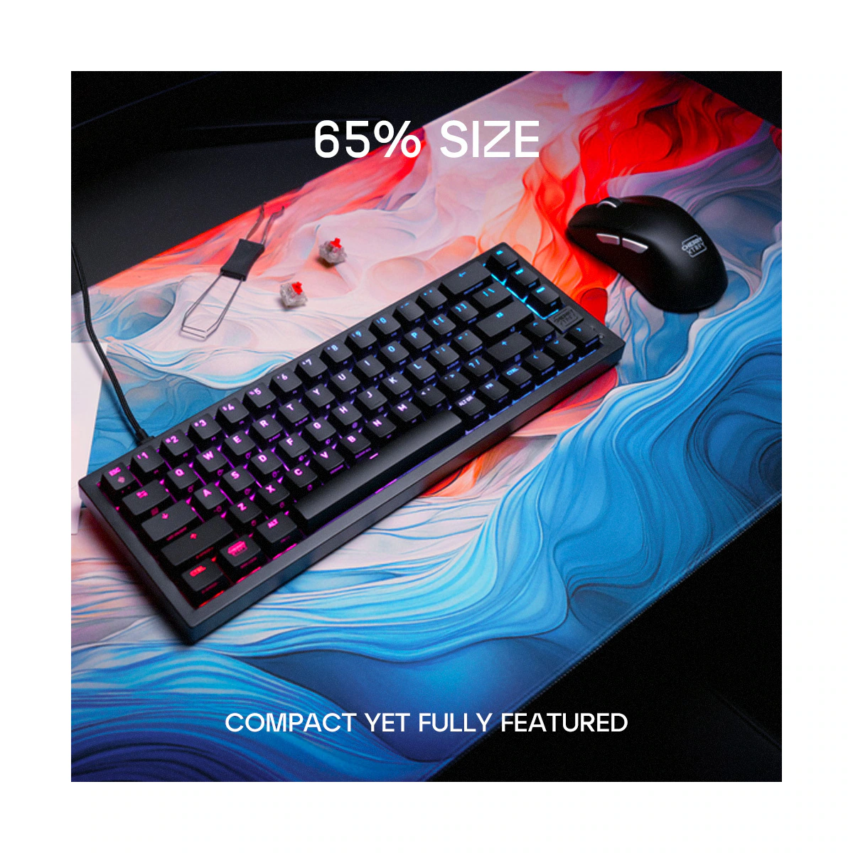 Cherry Xtrfy K5V2 gamingtastatur (sort)