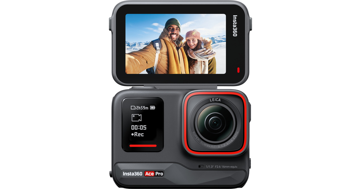 Insta360Ace Pro action sport 8K videocamera  (Zwart)