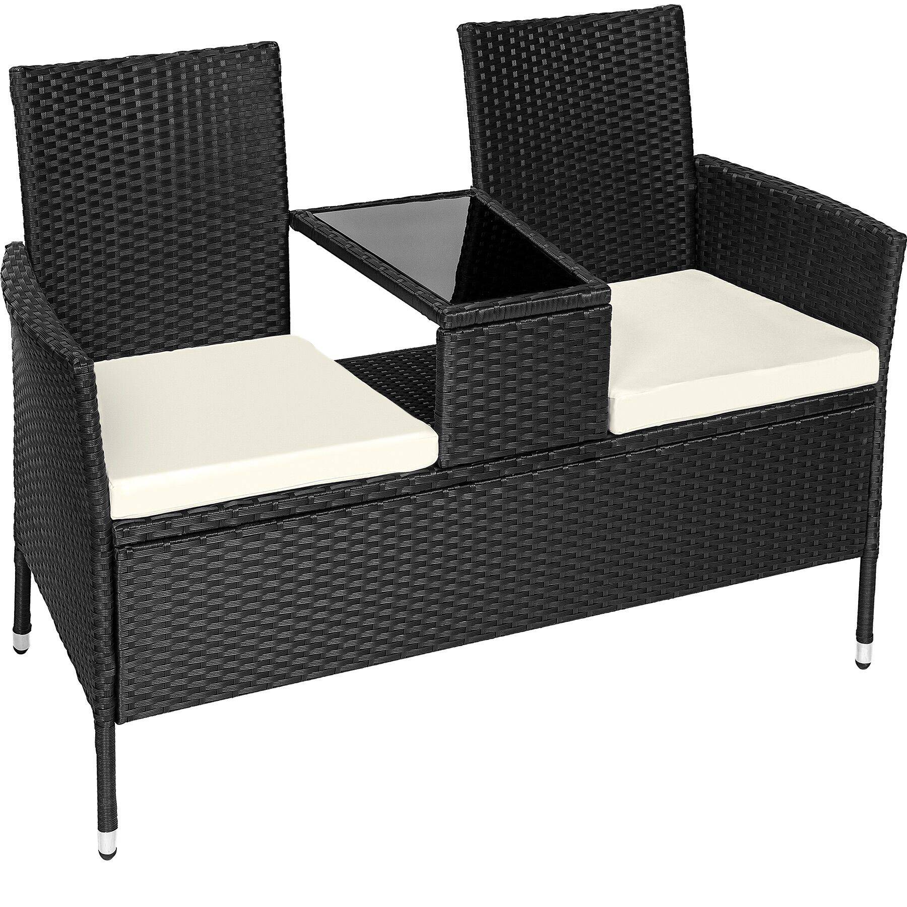 Rattan Gartensitzbank Narbonne