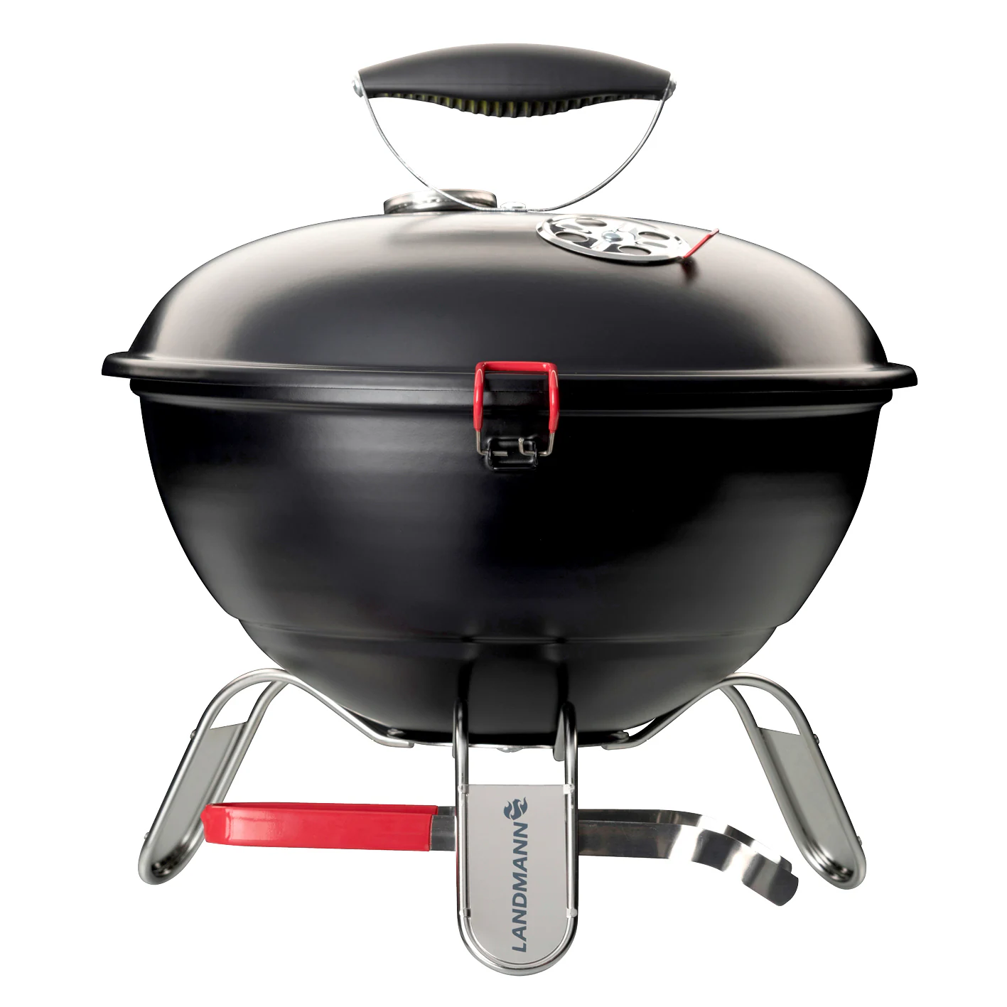 Landmann Holzkohle-Kugelgrill 31382 Piccolino 38cm schwarz tragbar