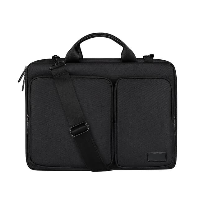 Laptopmappe med skulderrem Sort S