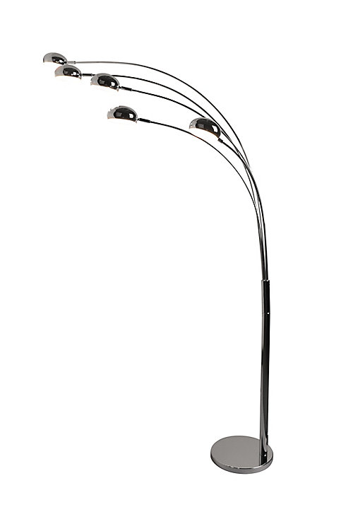 Éclairage au sol LED intégrée variable Coolah 2600lm 3 8W IP20 GoodHome argent