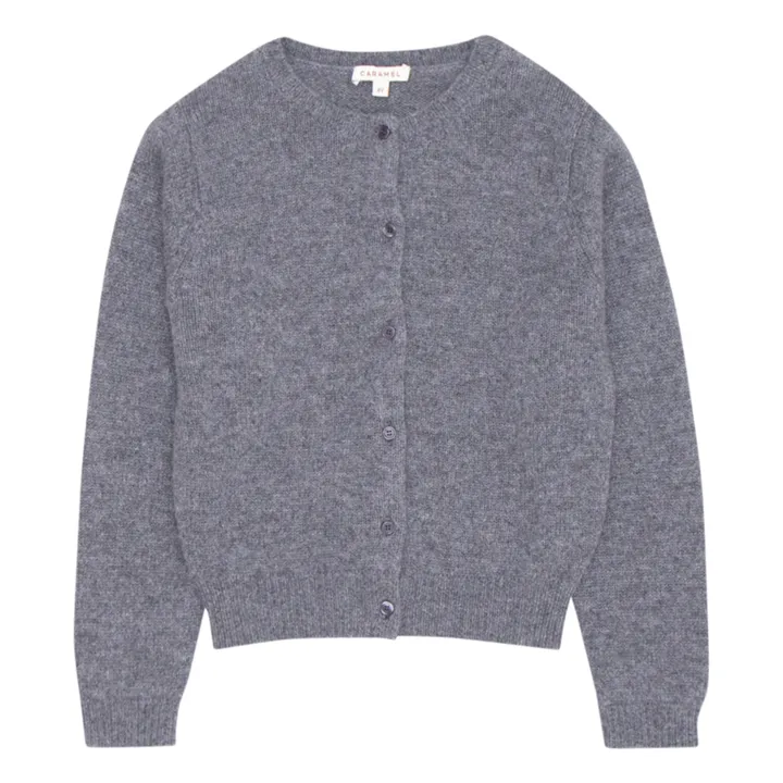 Caramel Cardigan Cachemire Gadwell | Gris chiné