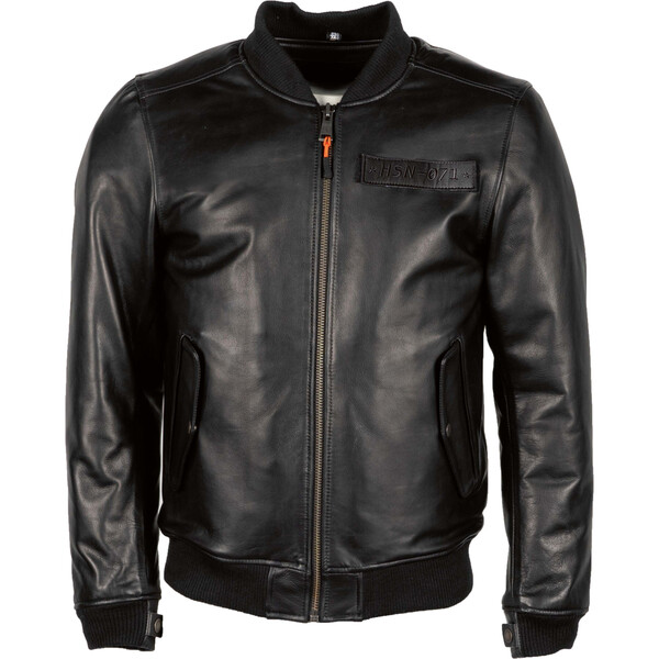 Helstons - Blouson Helico Cuir Rag Noir