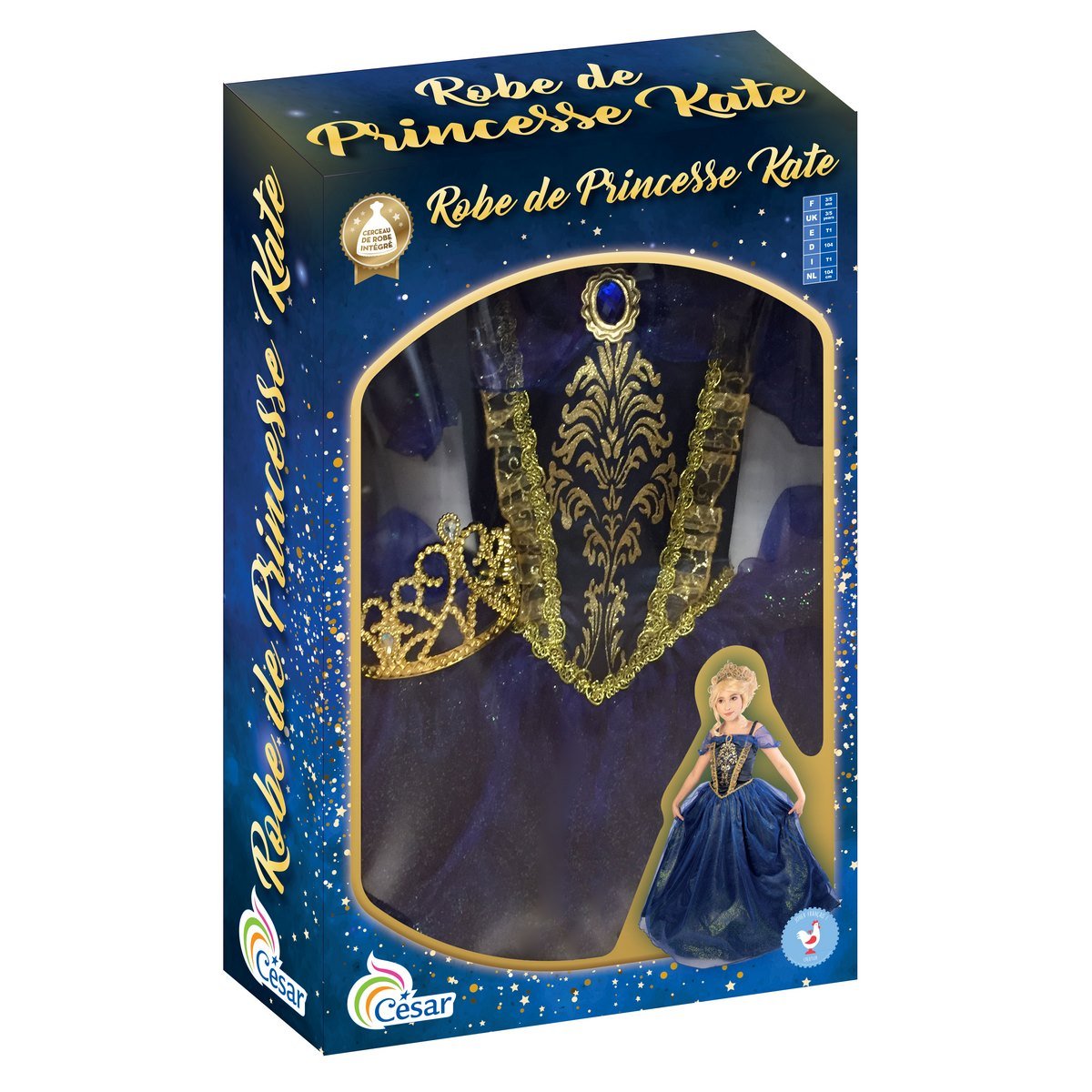 Déguisement princesse Kate 8/10 ans