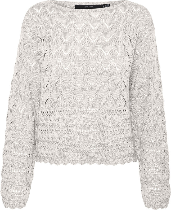Vero Moda VMLUA LS BOATNECK PULLOVER NOOS Birch