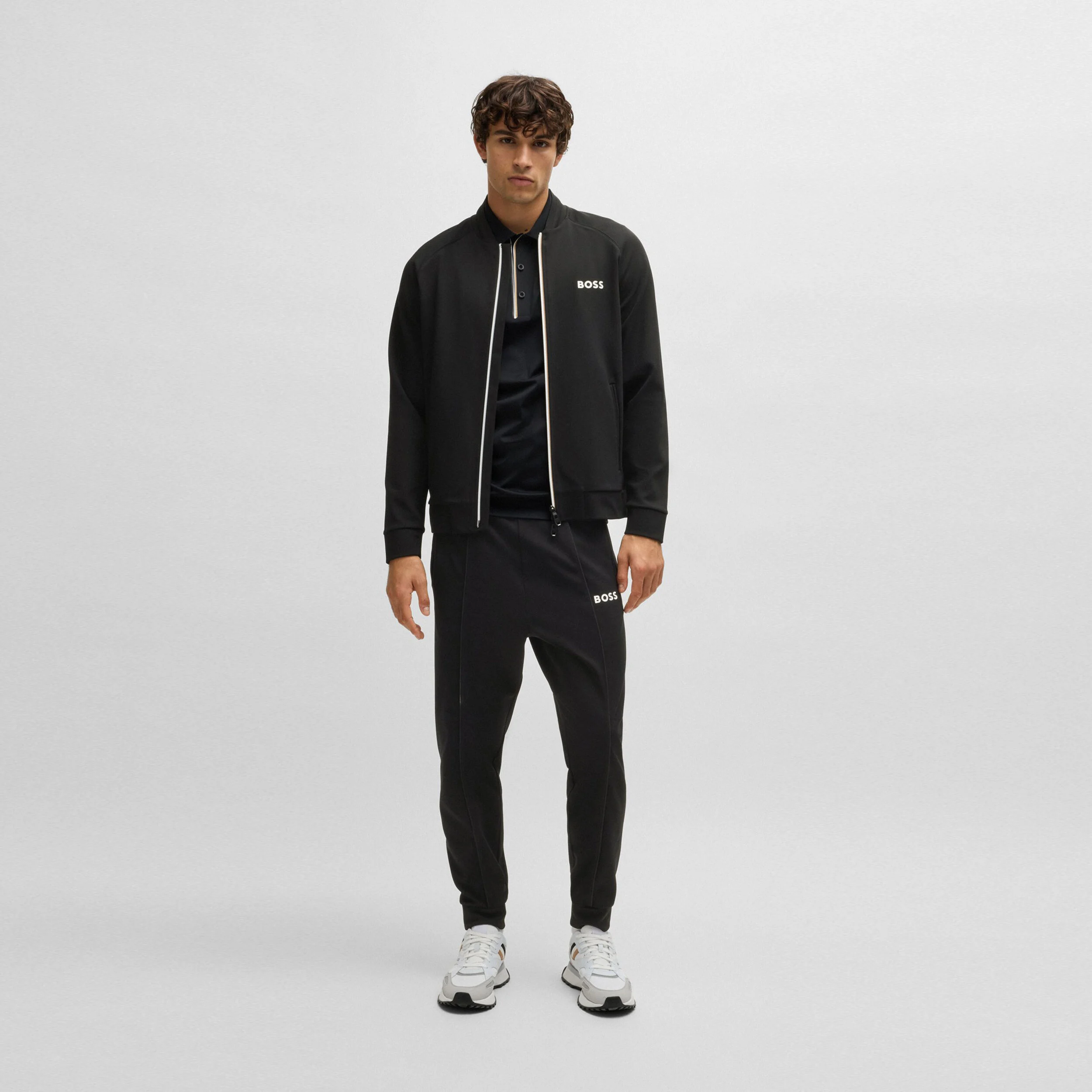 BOSS Samoo Veste De Survêtement Hommes - Noir