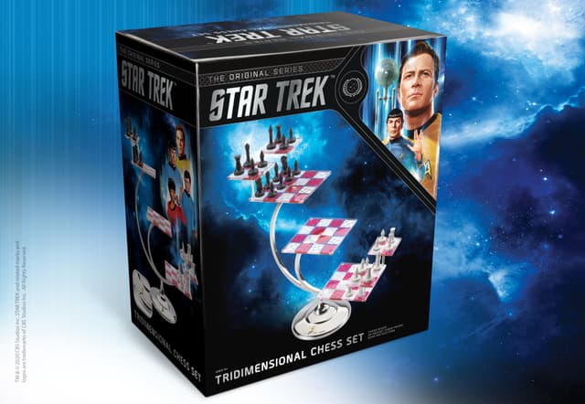 Noble Collection Star Trek skakspil (3D-skak)