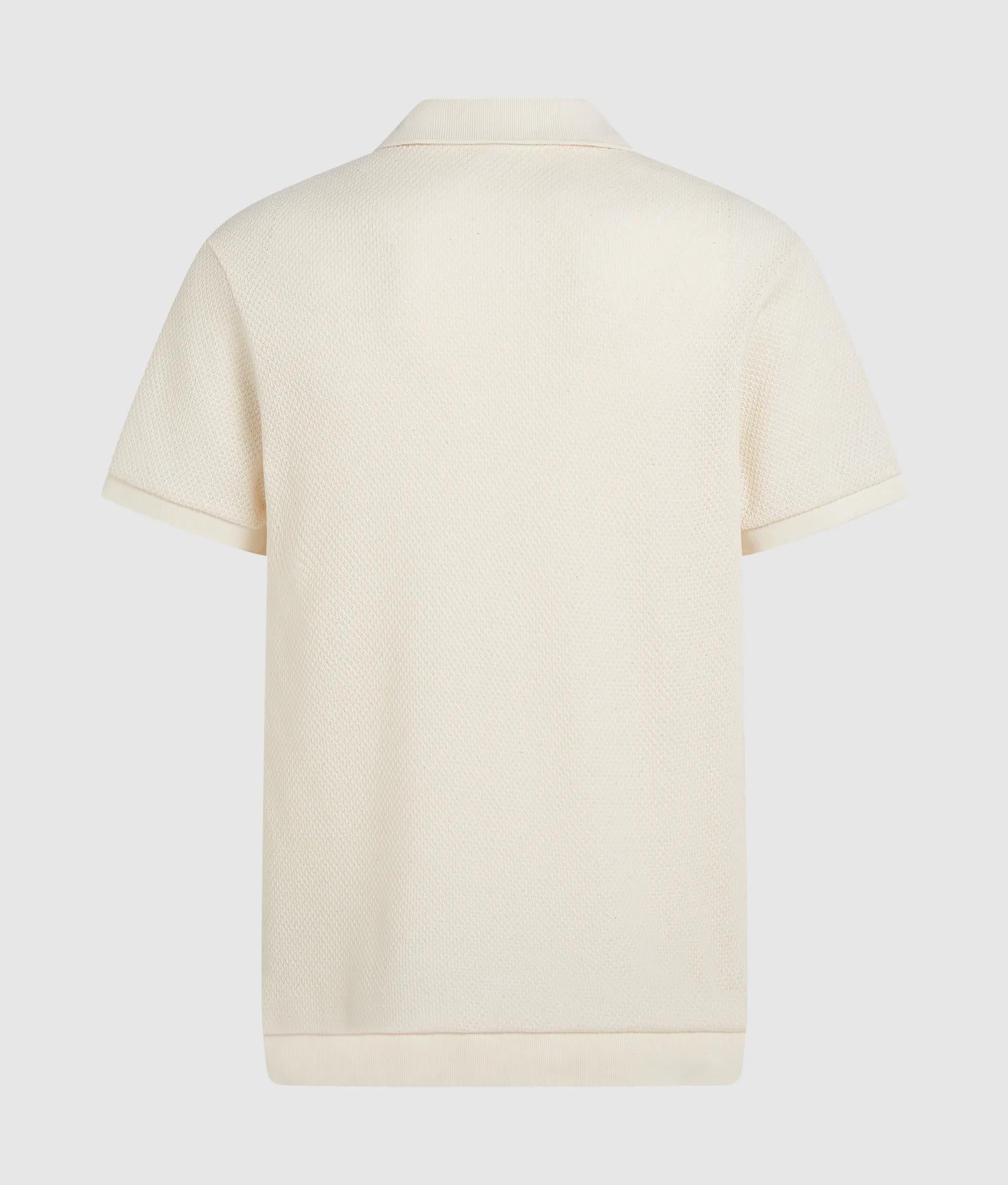 Metaal Monogram gehaakt polo shirt