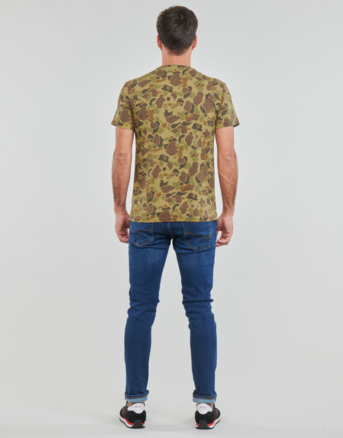 Polo Ralph Lauren - T-SHIRT AJUSTE AVEC POCHE EN COTON Kaki / Camuflaje