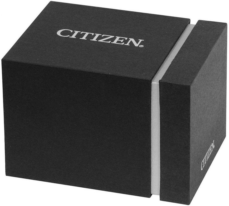 Citizen - Automatisch Horloge - Goudkleurig Staal - Zwart Leer