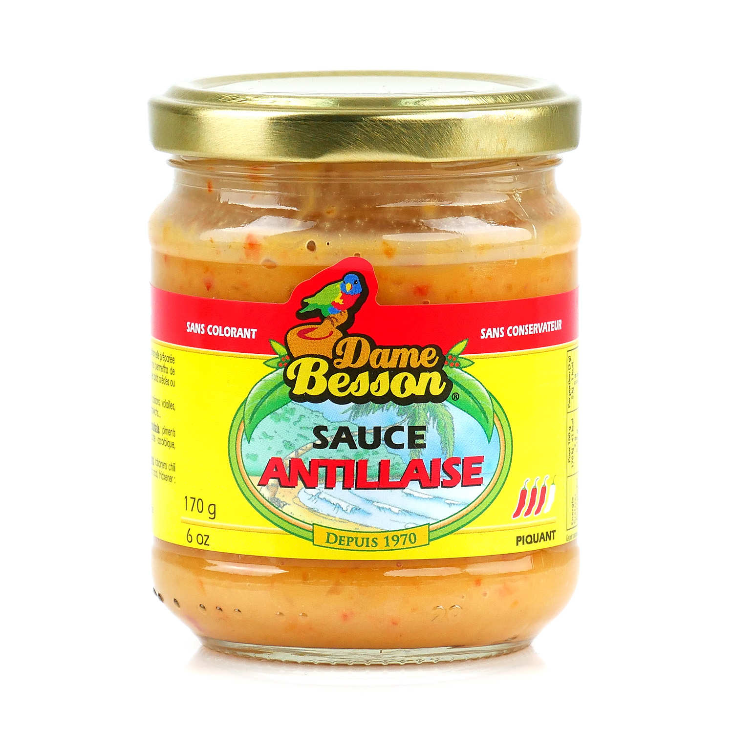 Sauce antillaise de Guadeloupe
