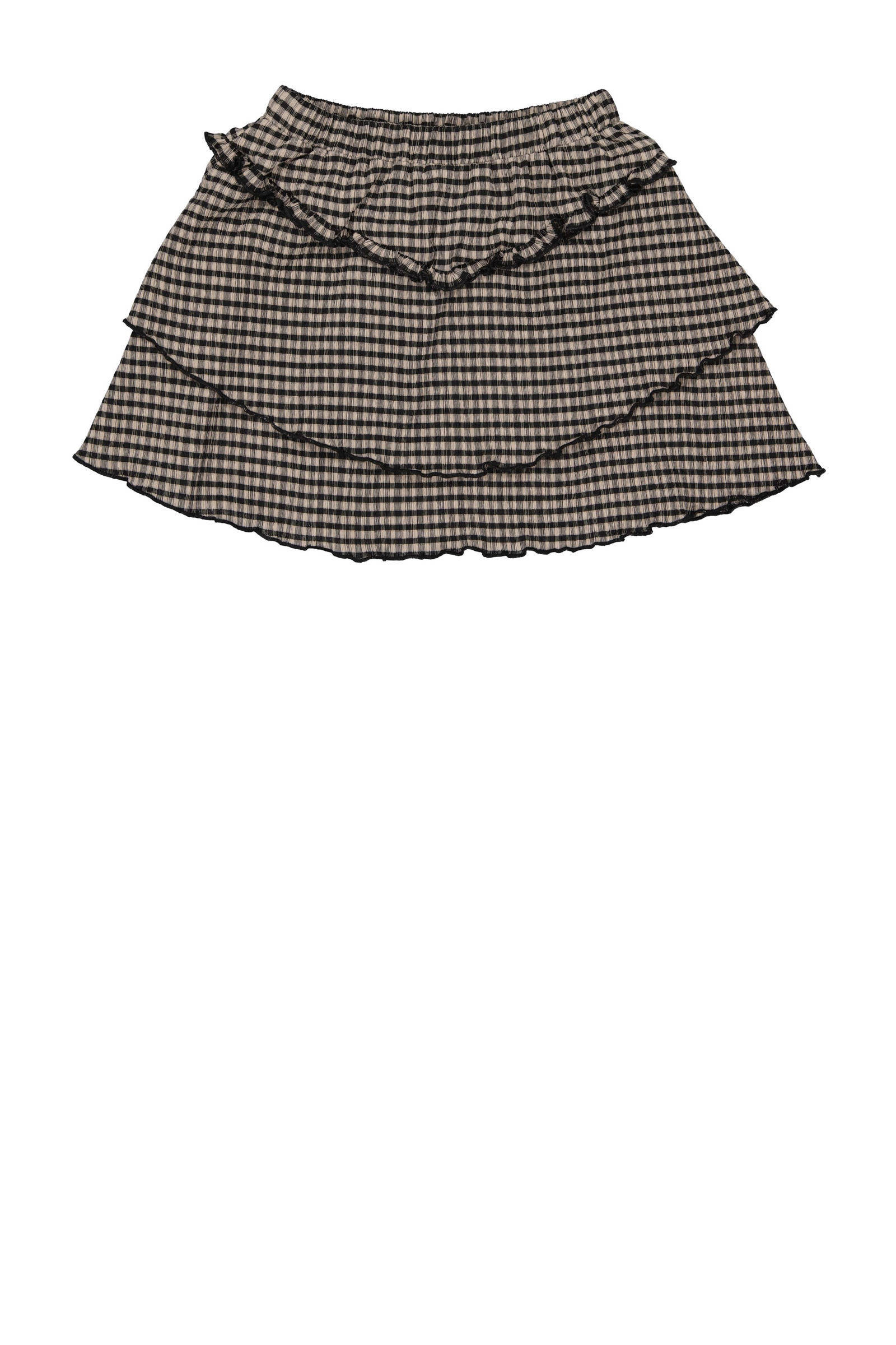 Quapi strokenrok beige