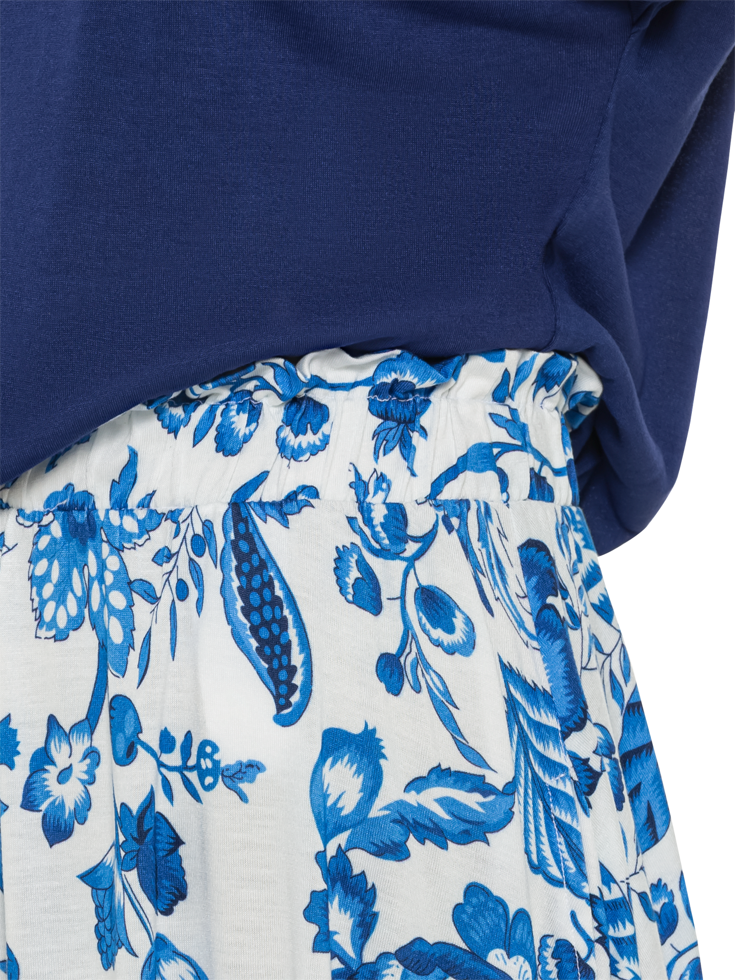 LASCANA Sommerkleid Seitennahttaschen mit bedrucktem Rock, T-Shirtkleid, Strandkleid