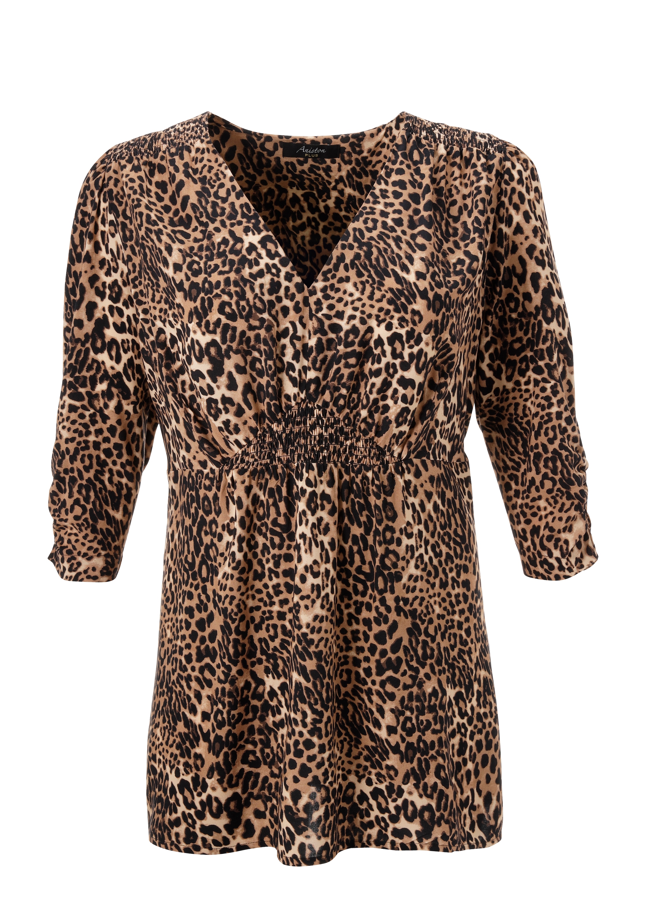 Aniston PLUS Schlupfbluse , in aktuellen Leoprint - NEUE KOLLEKTION