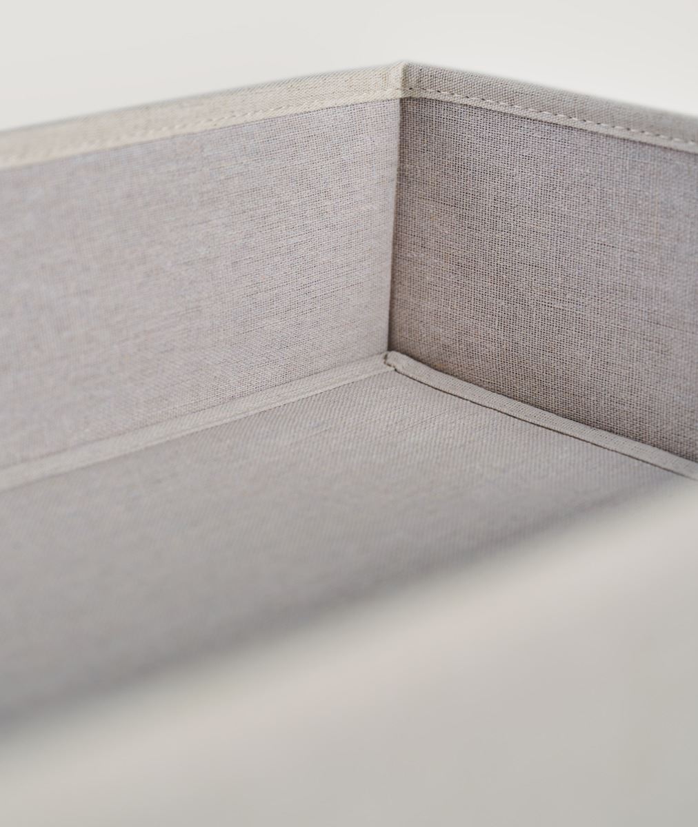 Organiseringsboks lys natur - 28x14x11 cm
