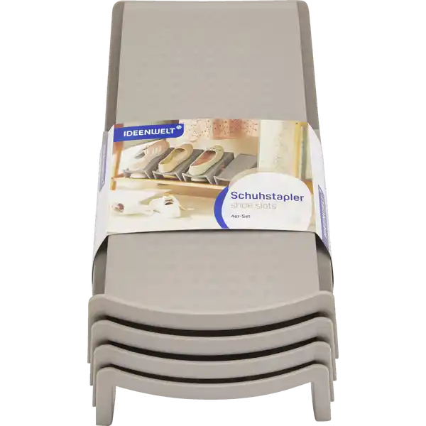 Schuhstapler 4er Set taupe
