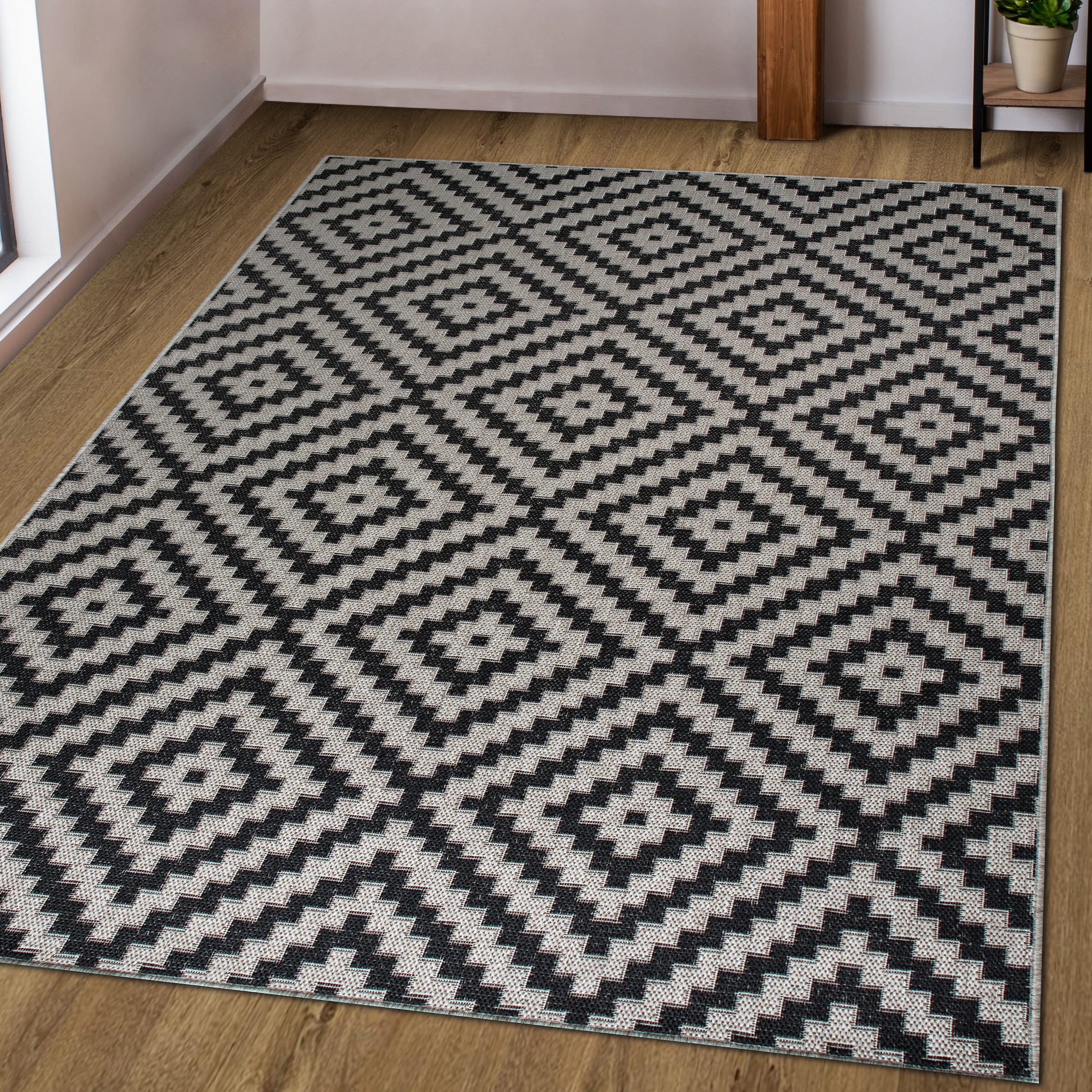 GOODproduct Teppich »Cordoba auch als Läufer erhältlich« rechteckig 3 mm Höhe In- und Outdoor geeignet, Sisal-Optik, Wetterfest & UV-beständig, Boho
