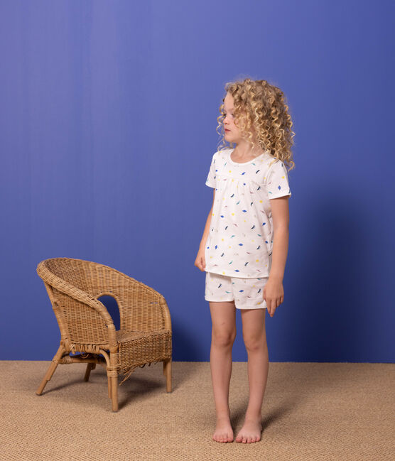 Pyjacourt animaux marins en coton petite fille