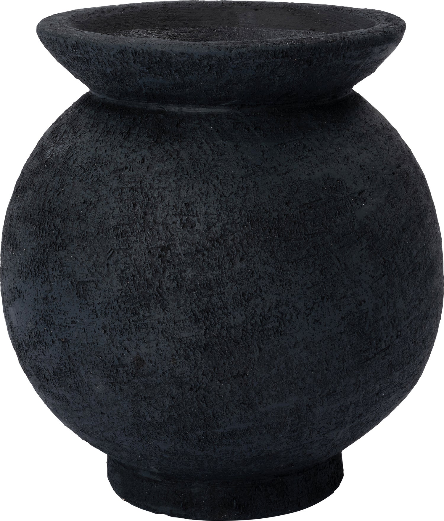 Intratuin bloempot Loua zwart D 29 H 31 cm