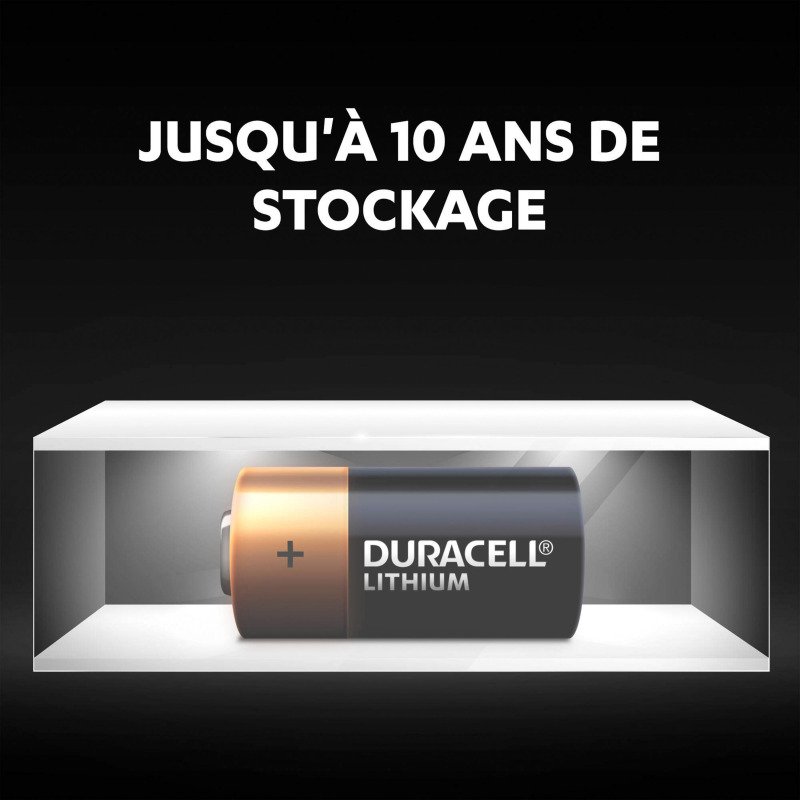 Duracell CR15H270 - Pack de 2 piles bâton Lithium CR2 - 3V