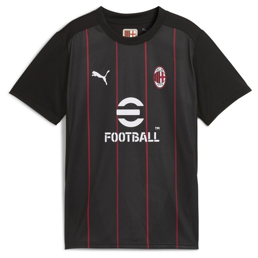 Milan AC T-shirt d'Entraînement Avant-Match - Noir/For All Time Red Enfant