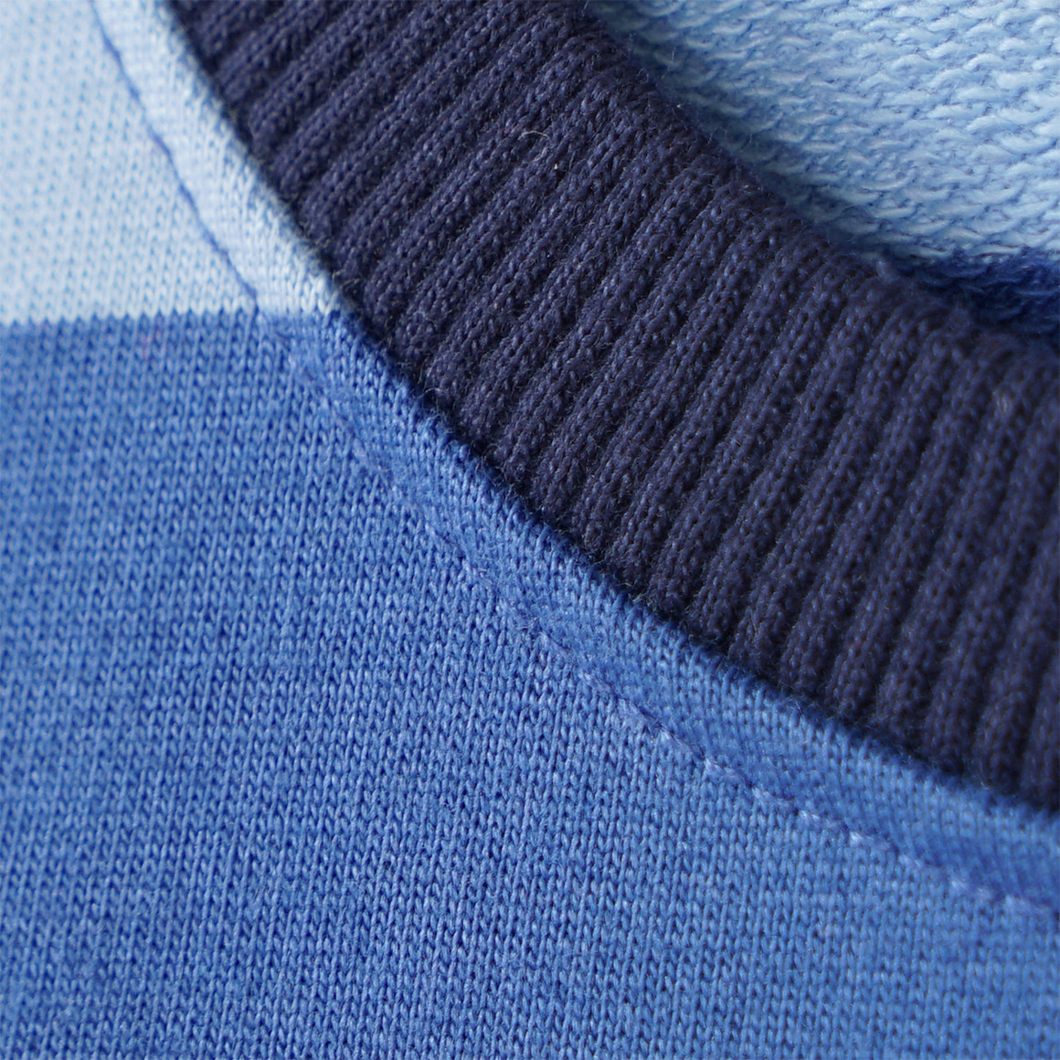 Topolino Jungen Sweatshirt mit Streifen blau / hellblau