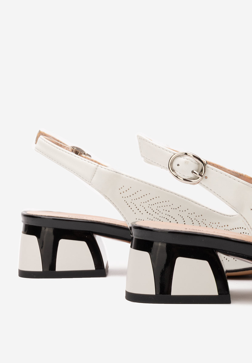 Chaussures slingback blancs Rahela