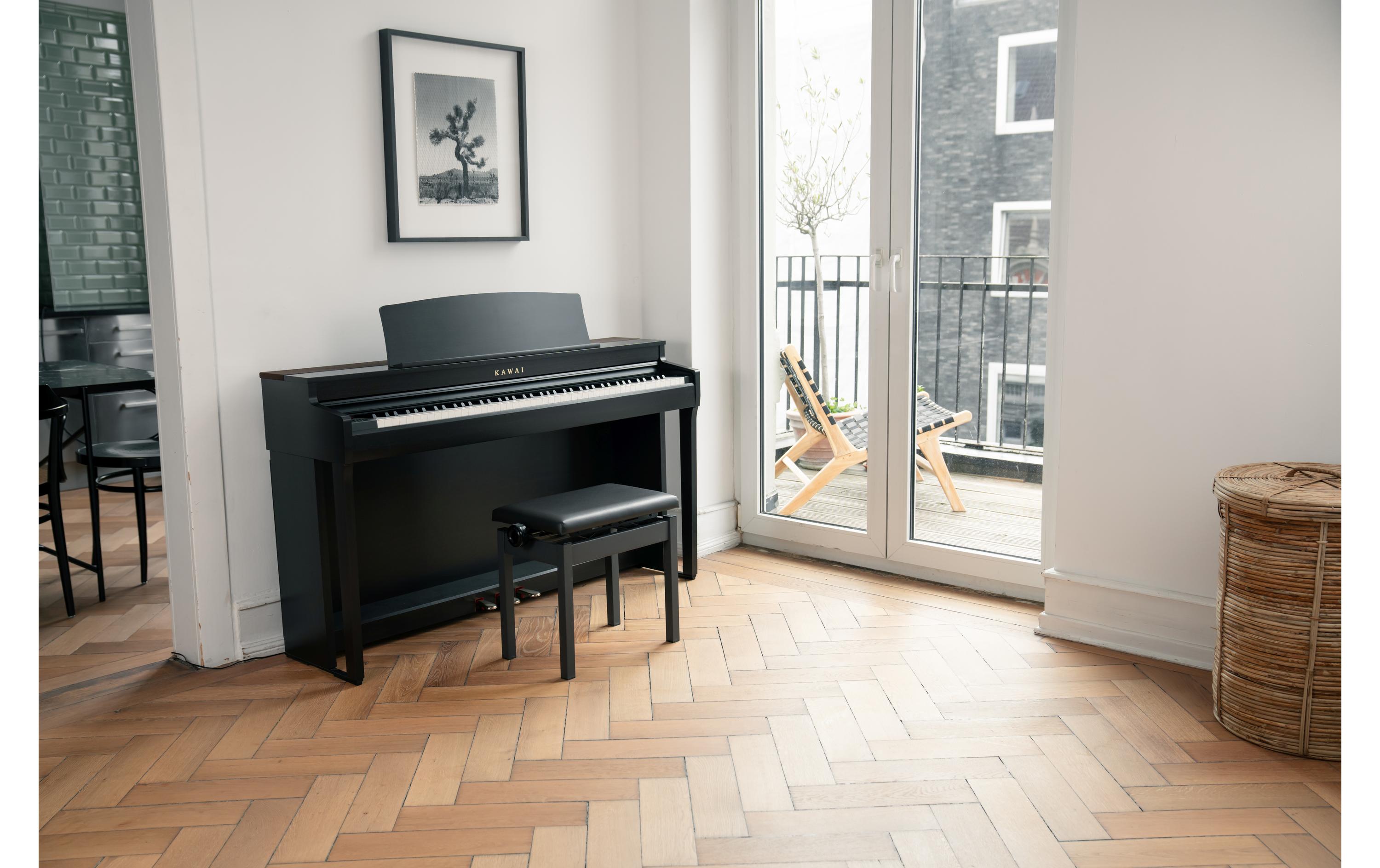 E-Piano CN-301 – Rosenholz<br>Digitalpiano mit Bluetooth-MIDI-Konnektivität, USB-Audiofunktionen und Unterstützung für die neuesten Apps