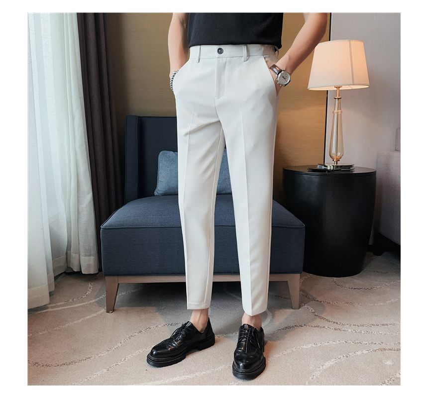 Deepwood - taps toelopende cropped pantalon