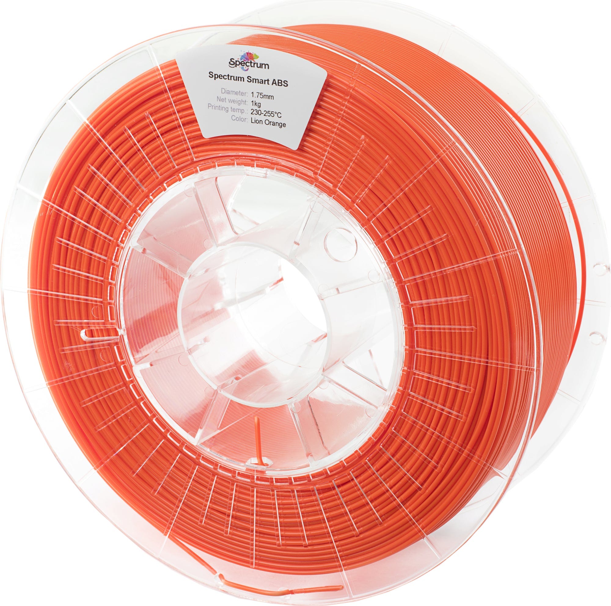 Spectrum  smart ABS Lion Orange, 1,75 mm / 1000 g    Modifiziertes ABS in Orange