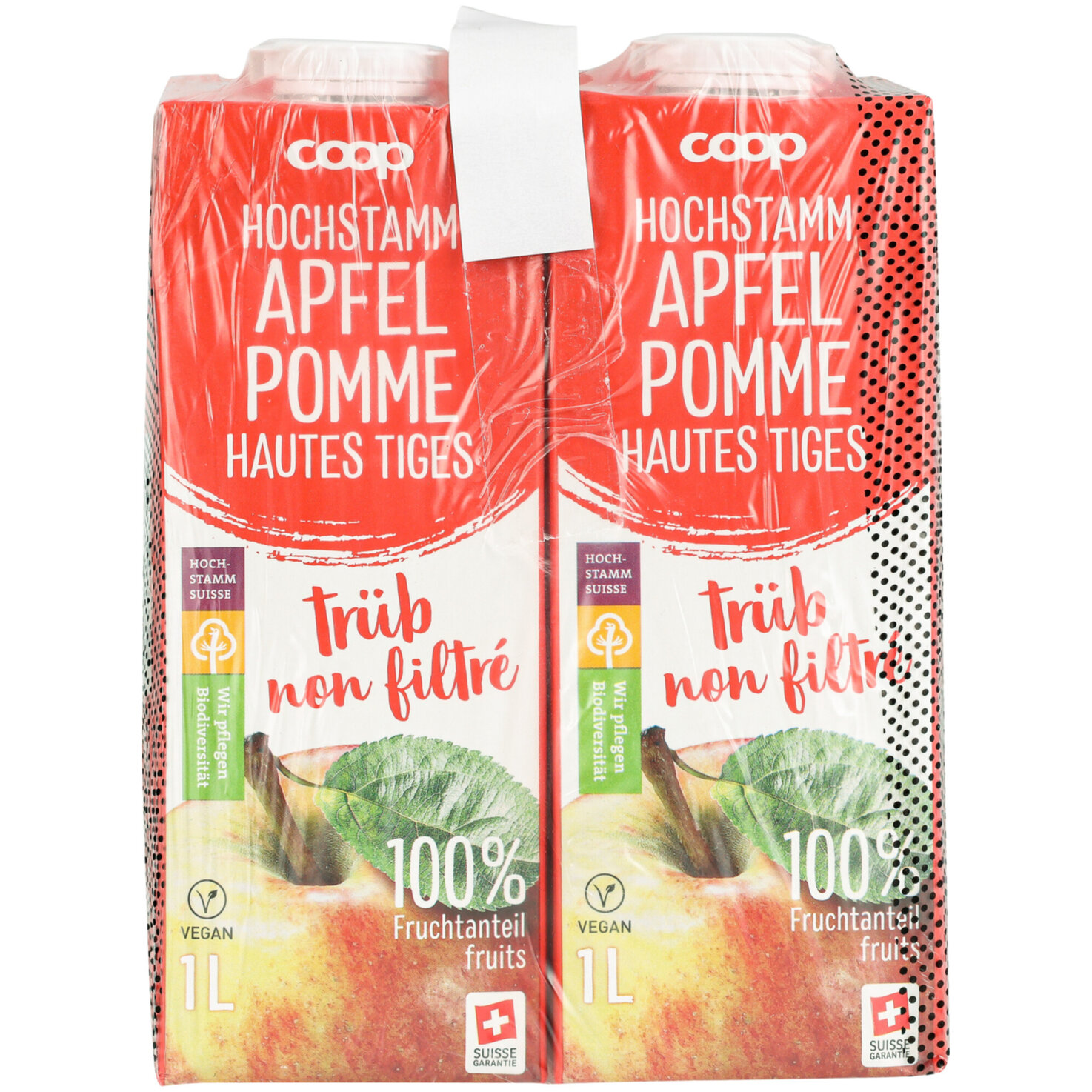 Apfelsaft naturtrüb 4x1l