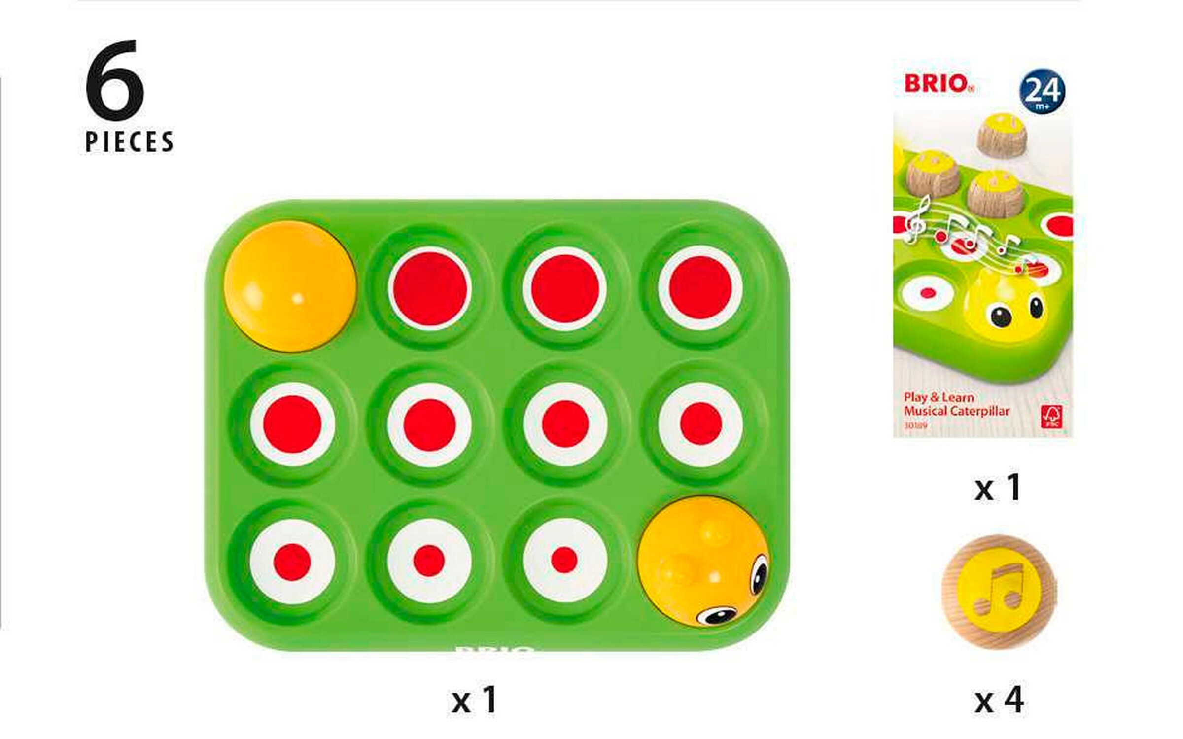 BRIO Musikspiel Raupe