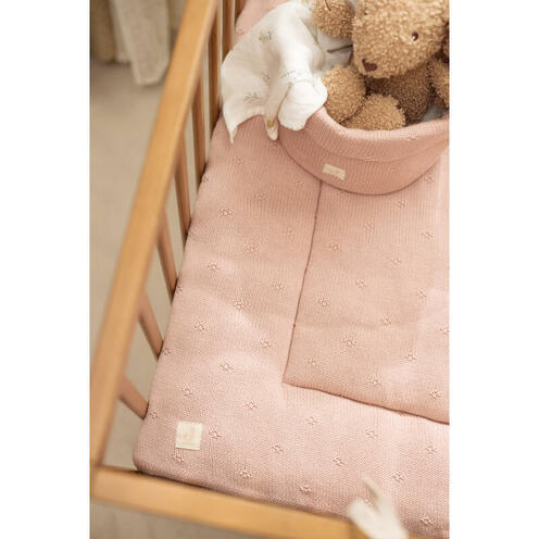 Tapis de parc 75x95cm Cosy knit - Wild rose - JOLLEIN