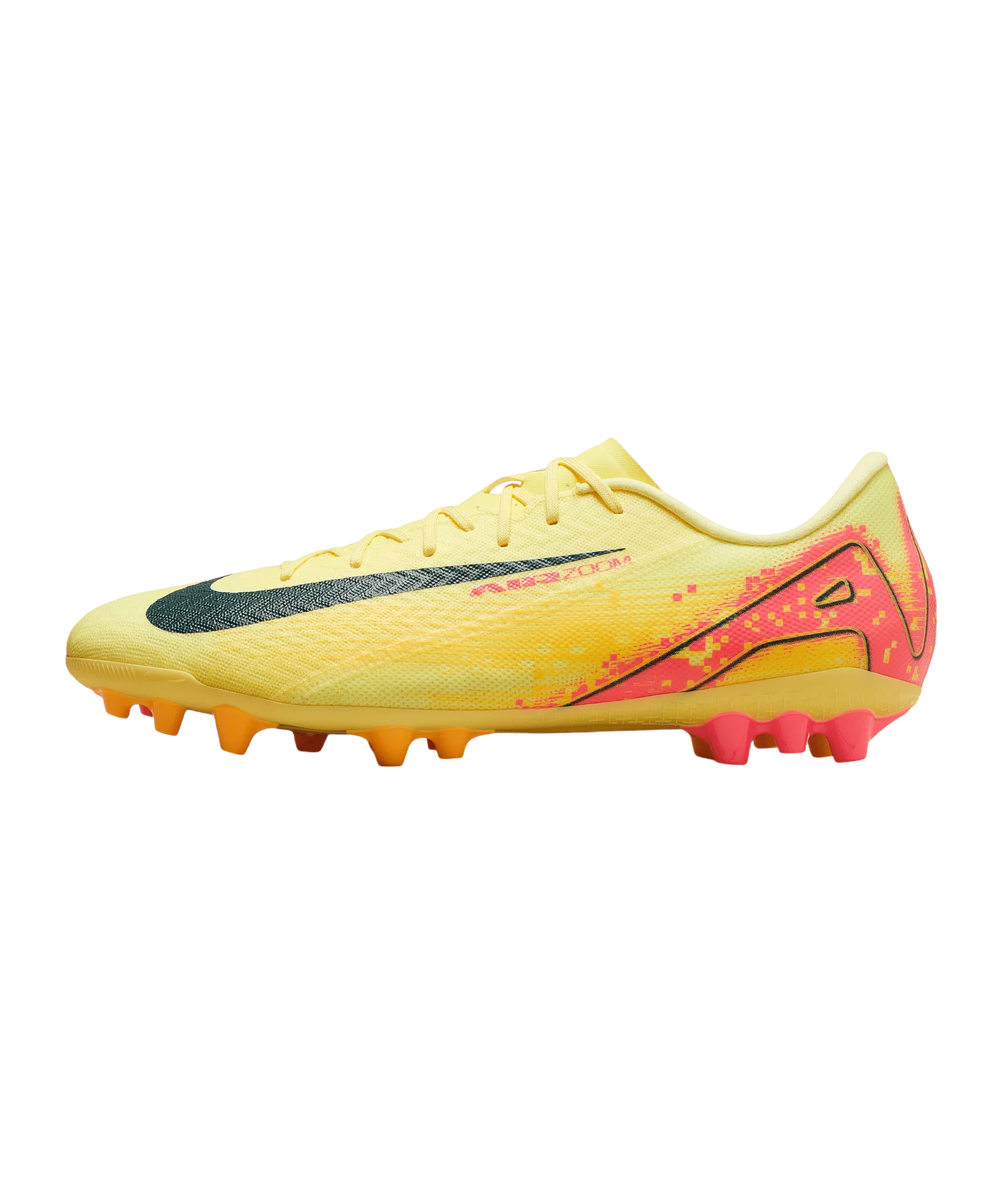 Nike Air Zoom Mercurial Vapor XVI Academy AG Mbappe Signature Orange Blau F800