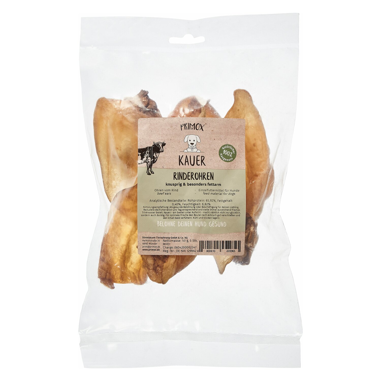 PRIMOX Rinderohren - 50g