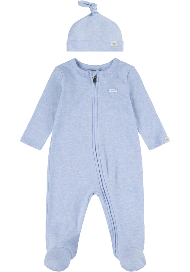 Levi's® Kids Neugeborenen-Geschenkset »LVN FOOTED COVERALL & HAT SET«, 2 Stk. UNISEX