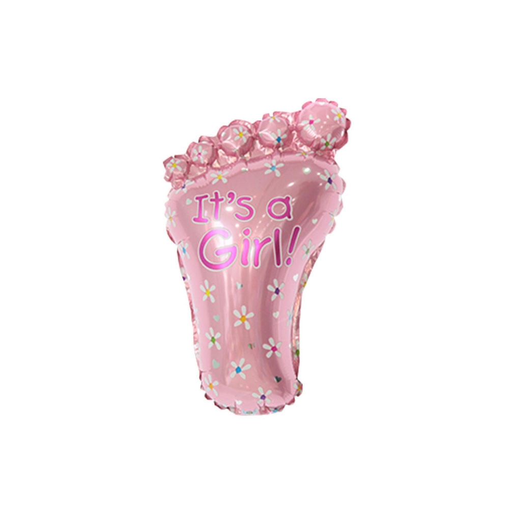(5-tlg. Set) Party Ballons Folien Luftballons Deko für Baby Shower / Geburt - Baby Girl