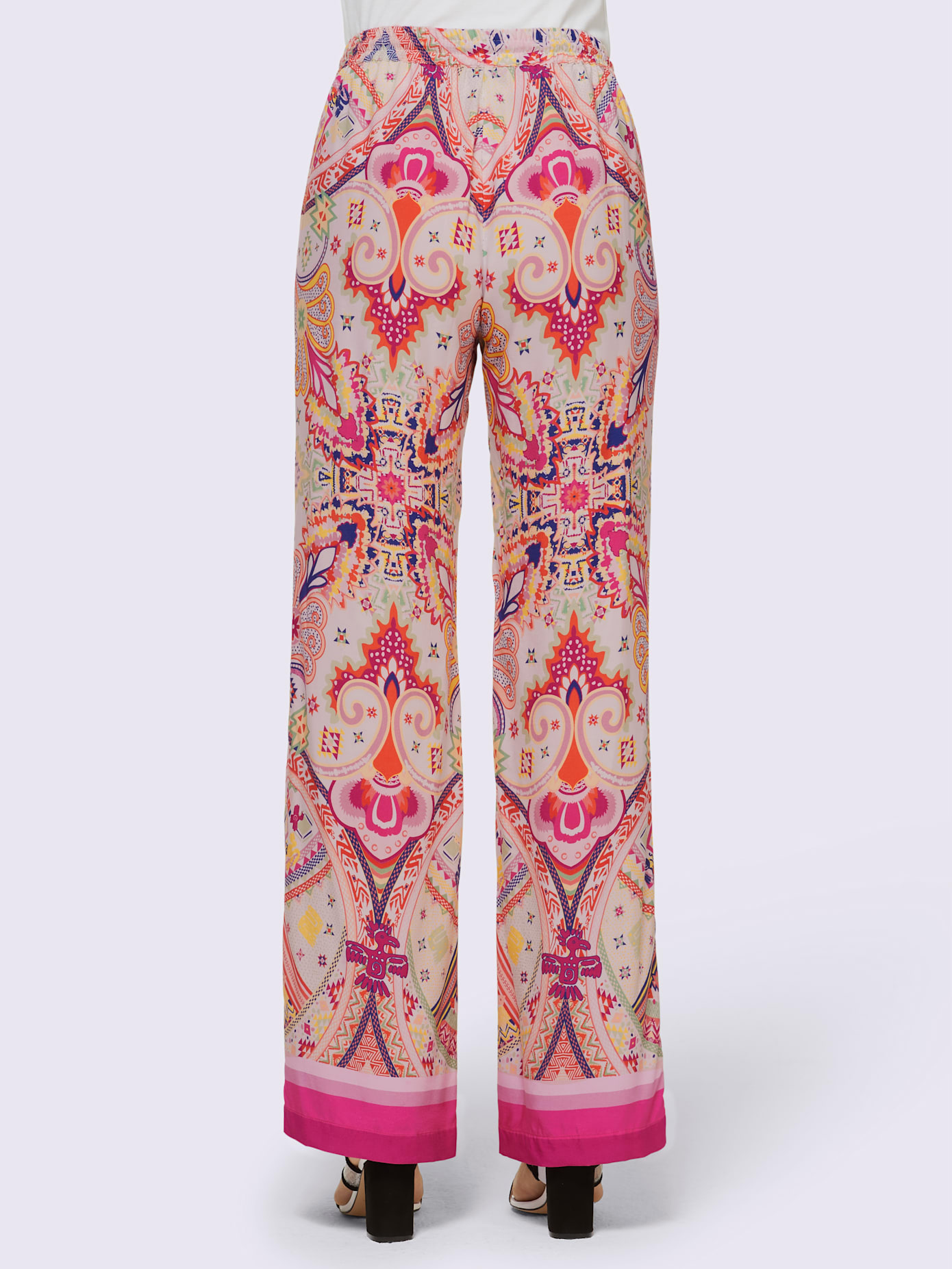 Pantalon imprimé qualité tissée