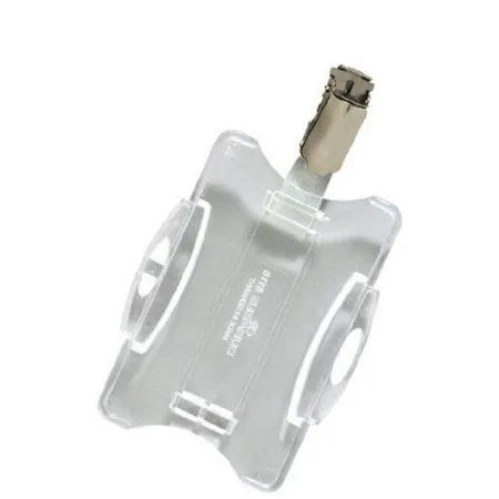 Durable 811819 Namensschild für Betriebsausweise 25 Stück transparent